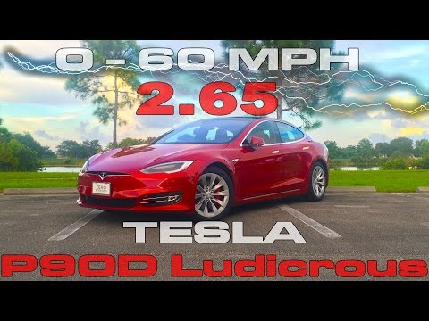 0-60 MPH in 2.6 Seconds in the Tesla Model S P90D Ludicrous Refresh