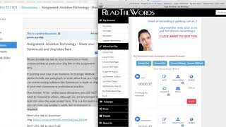 Assistive Technology Assignment
