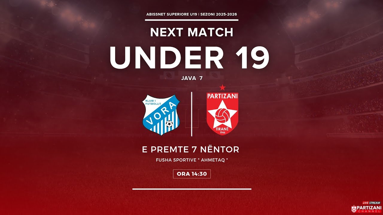 ABISSNET SUPERIORE U19 | VORA - PARTIZANI