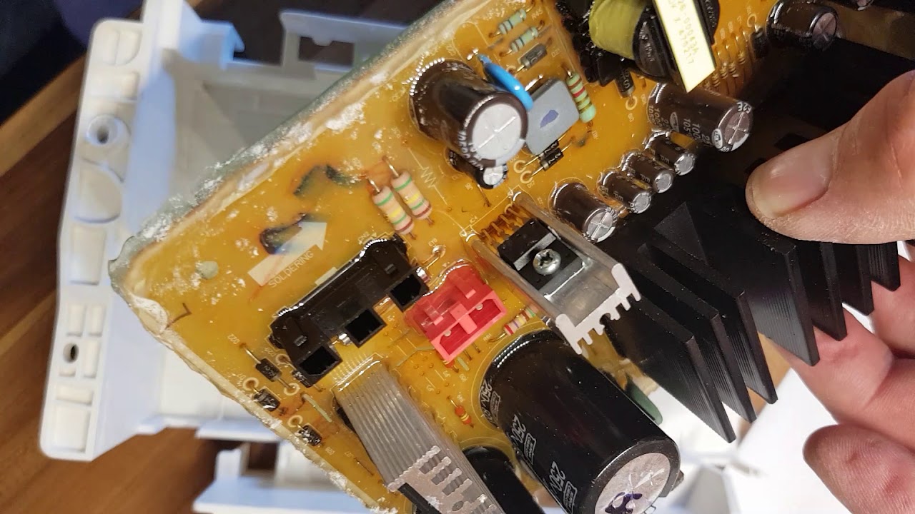 Samsung Waschmaschine PCB defekt Trommel ruckelt nur