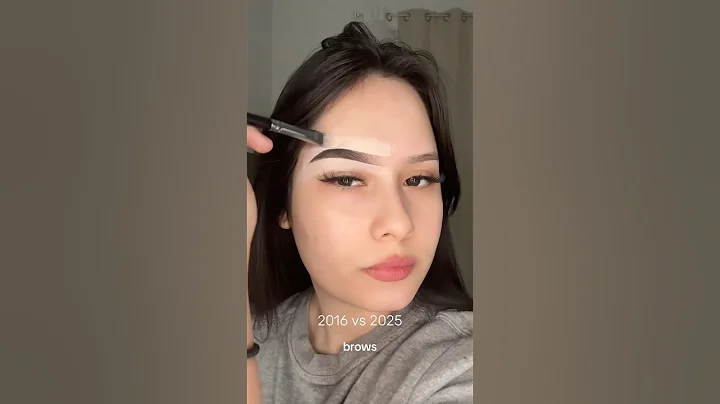 2016 vs 2025 brows🤎 #makeup #makeuptutorial #tiktok #viral