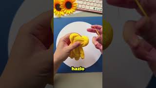 Un osito con toallitas de cocina