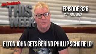 Jim Davidson - Elton John gets behind Phillip Schofield!