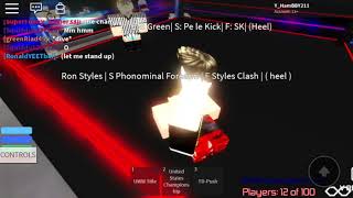 UWW SD House Show|Ron Styles vs Evil Green|24/7 Title Match| screenshot 2