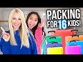 PACKING for NEW YORK w/ MOM of 16 KiDS!! *What NOT to do!!*