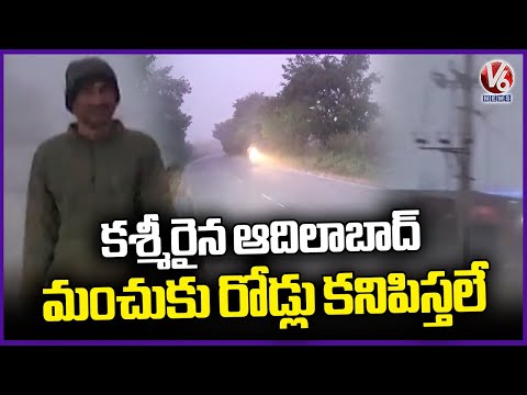 Cold Wave Intensifies in Adilabad | V6 News - V6NEWSTELUGU