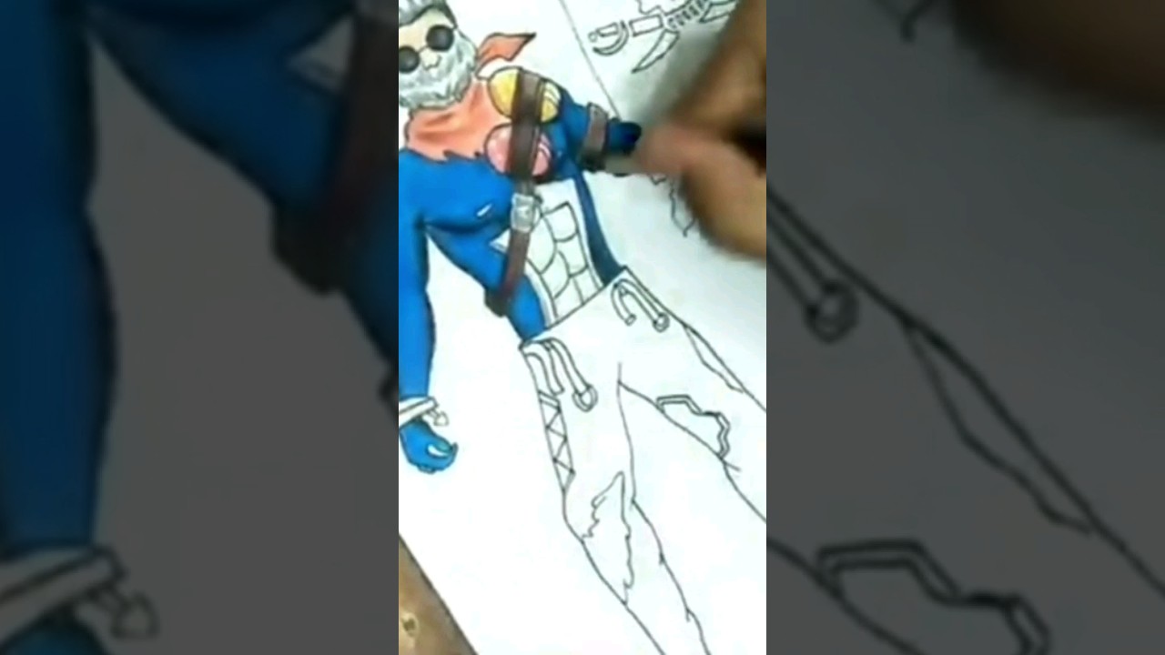 Flag emote drawing....garenafreefire YouTube