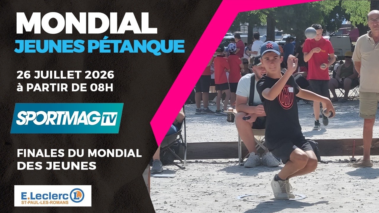 Miniature : LIVE - Mondial Jeunes de Pétanque de Romans-sur-Isère (26 juillet 2026)