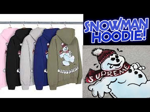 supreme snowman hoodie