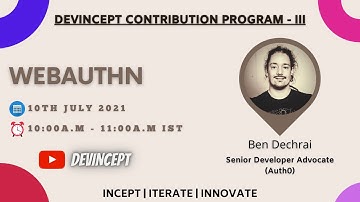 WEBAUTHN BY BEN DECHRAI