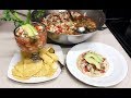 Es Viernes y el cuerpo lo sabe (Ceviche de Camarón) 🍤🍻🍹🤗y COCOCHELADA/Coco con ginebra