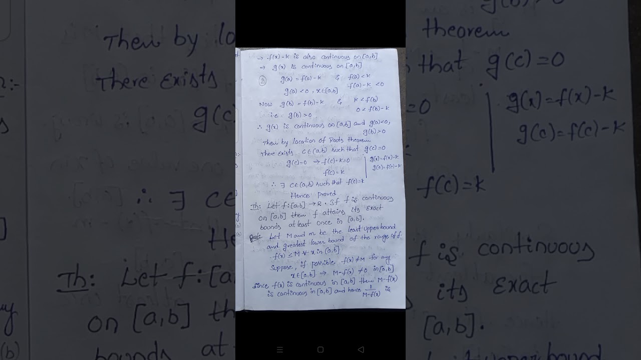 Bolzano's intermediate value theorem