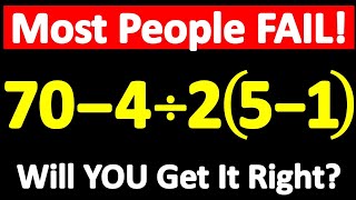 🔥 This “Easy” Math Challenge Is Fooling Everyone Online! 😵💫 Can YOU Solve It?