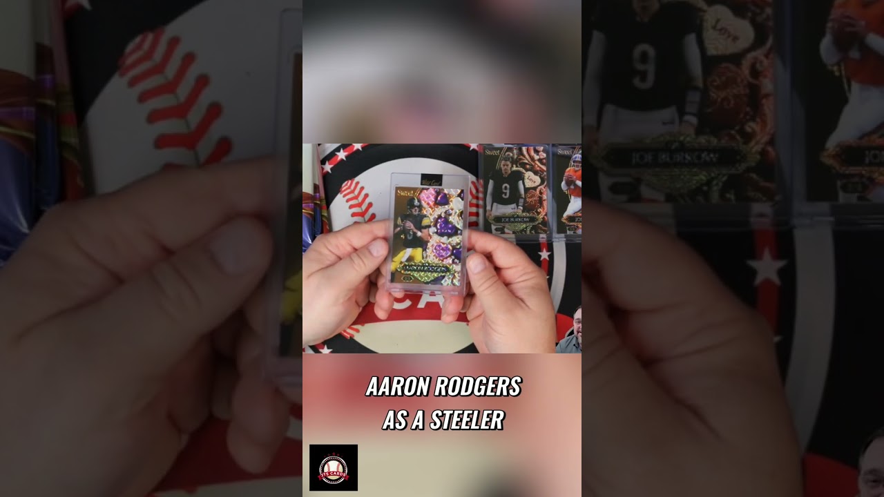 Unboxing Magic: Unveiling the Stunning Aaron Rodgers Card! #shorts