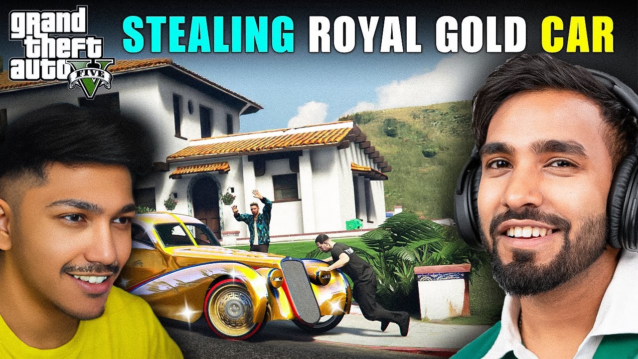 I STOLE A TEHCNO'S ROYAL GOLD CAR | GTA V GRAND RP #48 - YouTube