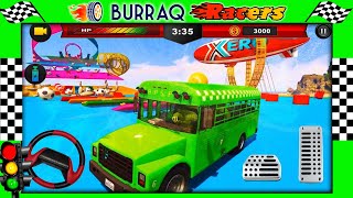 Superheroes Bus Gameplay #2 ( Bus Racing Game ) Bus Wala Game | Burraq Racers screenshot 4