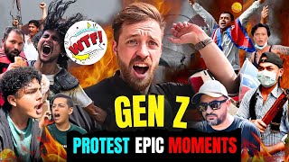 Gen Z Protest Epic Moments Nepal Youth Power