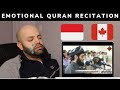 Kanada bereaksi terhadap REKITASI EMOSIONAL QURAN | Canadian reacts to EMOTIONAL QURAN RECITATION