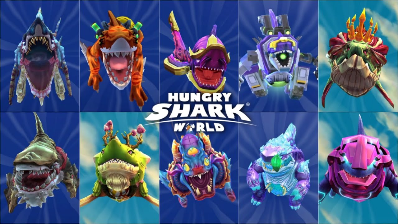 ALL HUNGRY SHARK ENTRANCE IN HUNGRY SHARK WORLD NEW 2023 QUANTUM