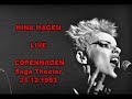 Capture de la vidéo Nina Hagen Live Copenhagen 21/12/1983 (Full Show)