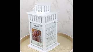 Memorial Photo Lantern Crafters Vinyl Code L74
