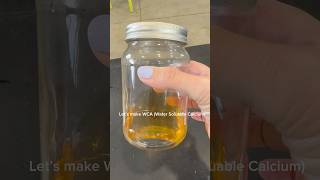 Let’s make WCA (Water Soluble Calcium) from vinegar and egg shells! So easy and great for flowers!