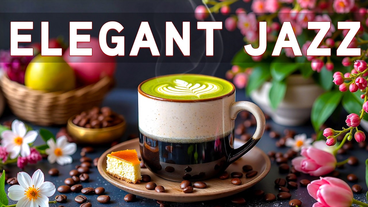 Elegant March Jazz ☕ Happy Bossa Nova Piano and Exquisite Cafe Jazz Music for Happy Mood