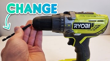 How To Change The Drill Bit On A Ryobi Drill