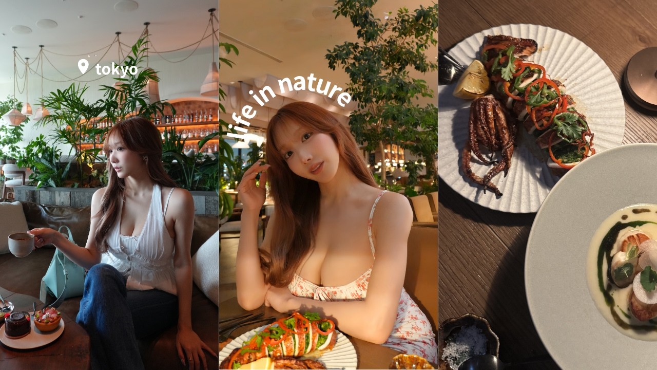 【VLOG】東京最先端の都会×自然のホテルで心も身体もリラックスしてきたよ🌿🤍