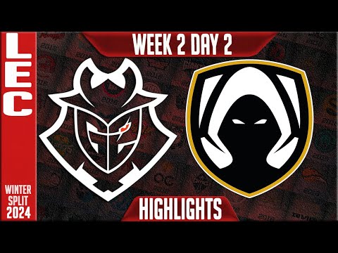 G2 vs TH Highlights | LEC Winter 2024 Week 2 Day 2 | G2 Esports vs Team Heretics