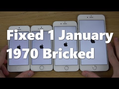 100% Fixed iPhone 5 & 6 January 1 1970 Brick Error using iOS 9.3 Beta 4 (13E5214d)
