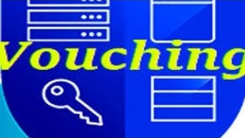 1.Routine checking and vouching