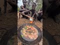 Tribal feast after a successful pig hunt 🐗🍲