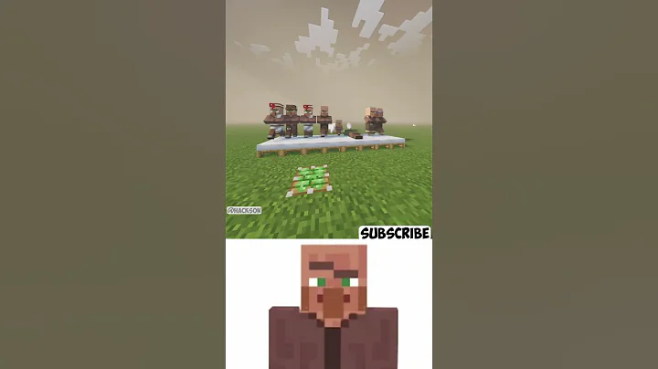 (Villagers Bed Dance 😂) Minecraft Villager oi oi oi Meme #minecraft #memes #funny #fyp