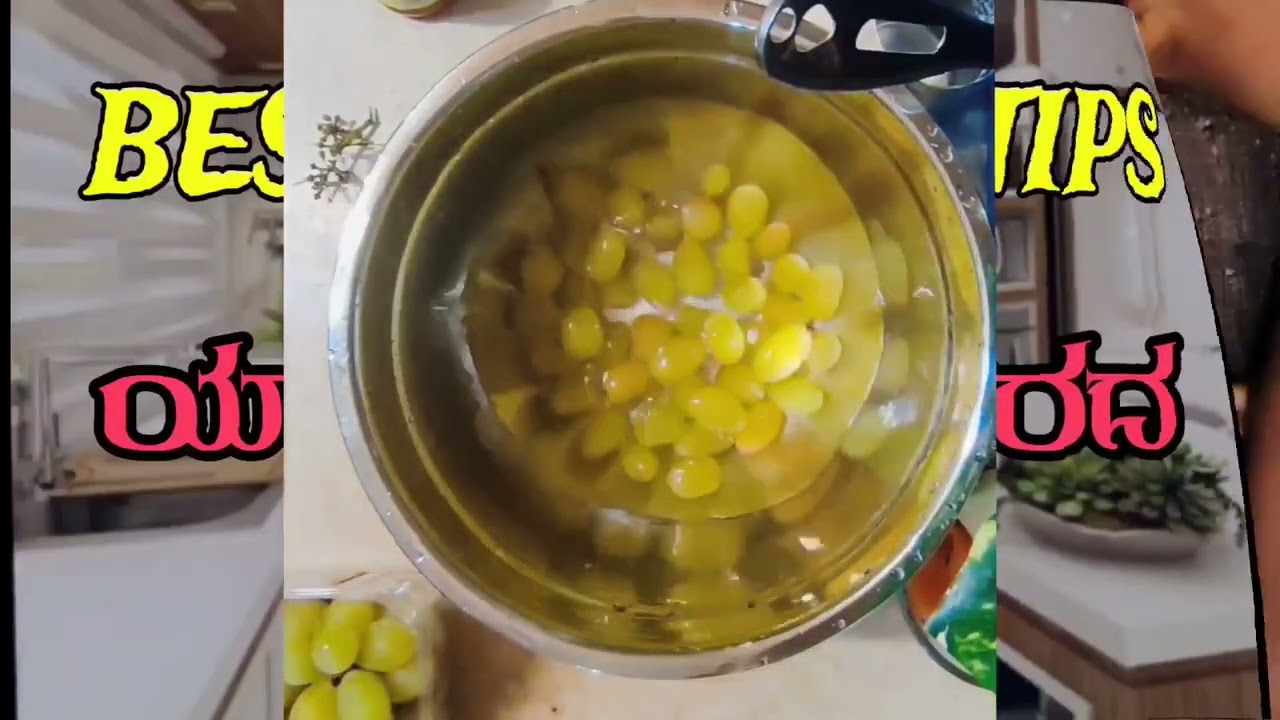 ಒಮ್ಮೆ ಟ್ರೈ ಮಾಡಿ HOW TO CLEAN Cotton Candy Grapes kitchen tips and tricks