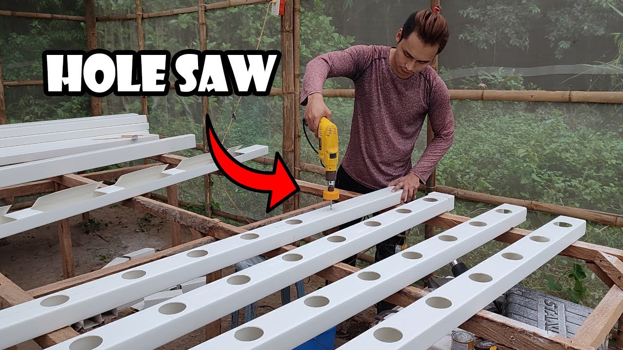Pano Butasan ang Downspout para sa Hydroponics NFT System YouTube