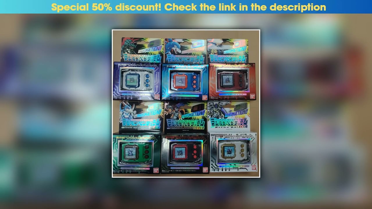 Discount 【 In Stock 】 Genuine Bandai Digimon Yuanzu Tyrannosaurus Machine Color Screen Reproduction