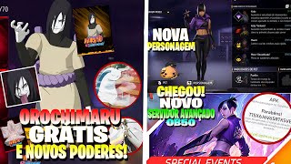 EXCLUSIVO! OROCHIMARU GRÁTIS E NOVOS PODERES! NOVO SERVIDOR AVANÇADO FREE FIRE OB50 E MUITO MAIS!!