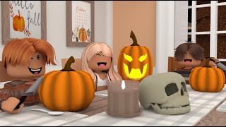 Family Prepares For HALLOWEEN! *MAKING TRICK OR TREATING COSTUMES!* VOICES Roblox Bloxburg Roleplay