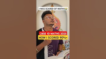 HOW TO SCORE 90%+ IN CBSE CLASS 10 MATHS 2025 Boards | Personal Experience #cbseclass10