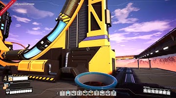 Satisfactory - Particle Accelerator first run