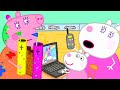 Peppa Pig English Episodes | Making a Real Fairy Palace for School