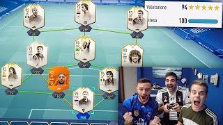 😱 RECORD MONDIALE!!! 9 ICONE in un DRAFT! FIFA 19 ITA w/FIUSGAMER, ENRY LAZZA