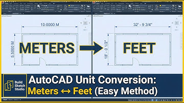 How to Convert AutoCAD Drawing Units: Meters to Feet & Feet to Meters (Easy Method) /Urdu/Hindi