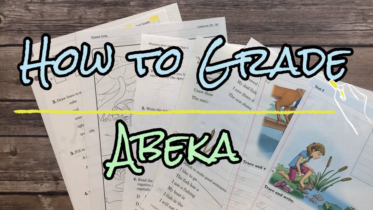 how-to-grade-abeka-homeschool-youtube