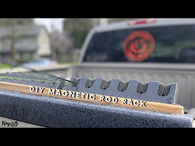 Truck bed rod holder  Diy fishing rod holder, Diy truck bedding