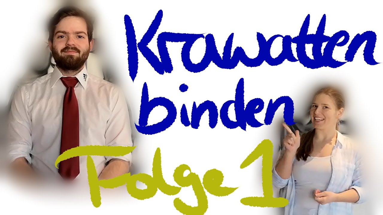Krawatten binden lernen - Folge 1 - Windsorknoten Variation 1