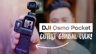 DJI Osmo Pocket FIRST LOOK - CUTEST GIMBAL EVER!!!