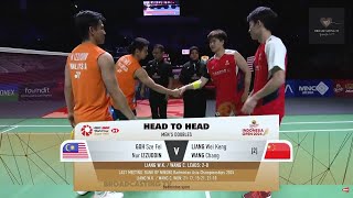 Indonesia Open 2024: Goh Sze Fei/Nur Izzuddin (MAS) vs. Liang Wei Keng/Wang Chang (CHN)  MD QF