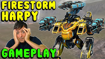 New HARPY Robot Gameplay: First Flight! War Robots Test Server Gameplay WR